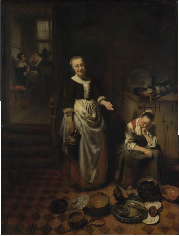Nicolaes maes The Idle Servant Germany oil painting art